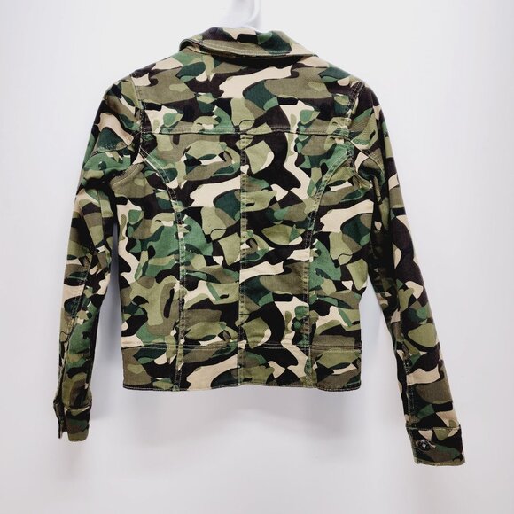 Venus Denim jacket Women's Camouflage Button-Up Size S - Picture 8 of 9